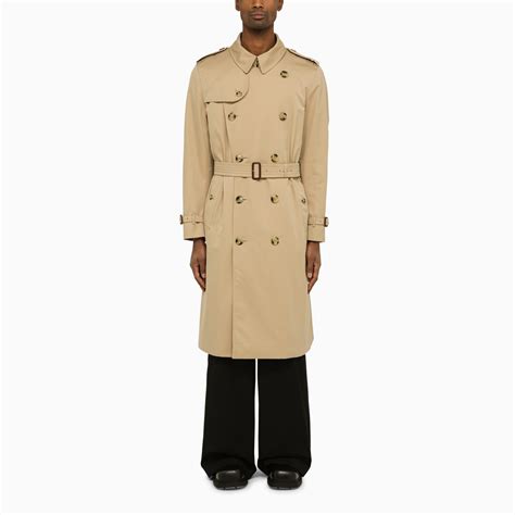 burberry double breasted coat camel|Burberry kensington raincoat.